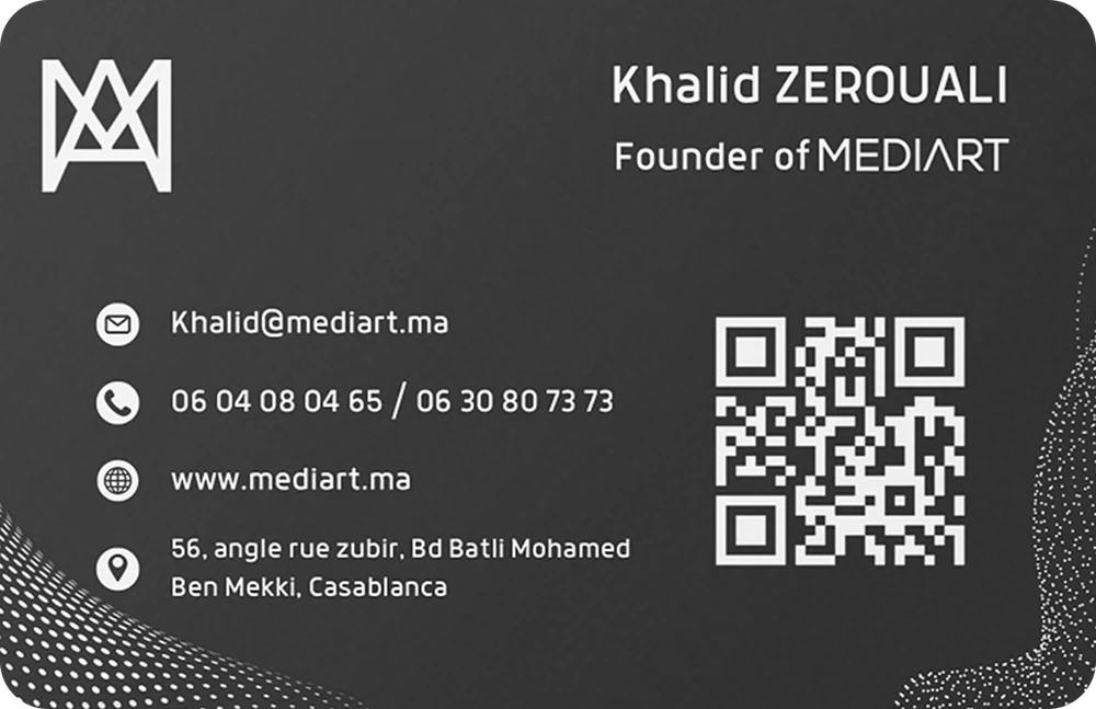 بطاقة NFC مخصّصة من MediArt